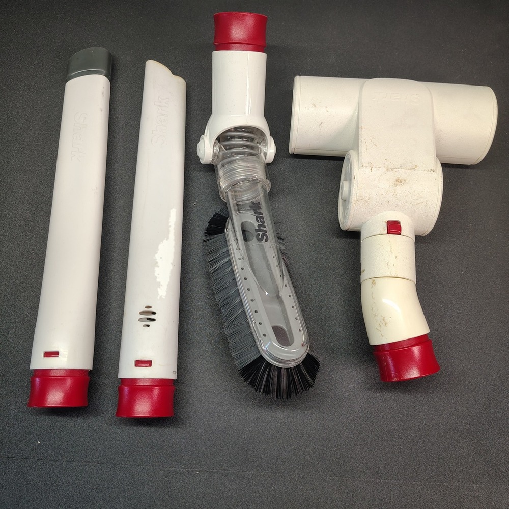 Shark Vacuum Attachments Bundle White Red (Pet Power Brush Crevice)